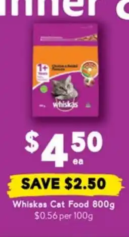 Drakes Whiskas Cat Food offer