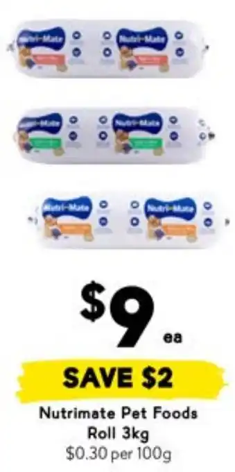 Drakes Nutrimate Pet Foods Roll offer