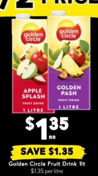 Drakes Golden Circle Fruit Drink offer