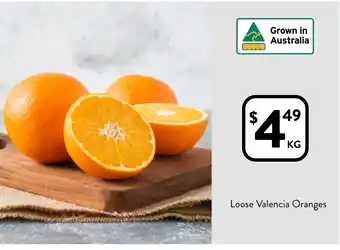 Foodworks Loose Valencia Oranges offer