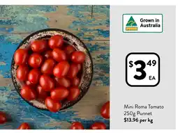 Foodworks Mini Roma Tomato 250g Punnet offer