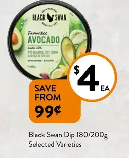 Foodworks Black swan dip offer