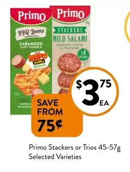 Foodworks Primo Stackers or Trios offer