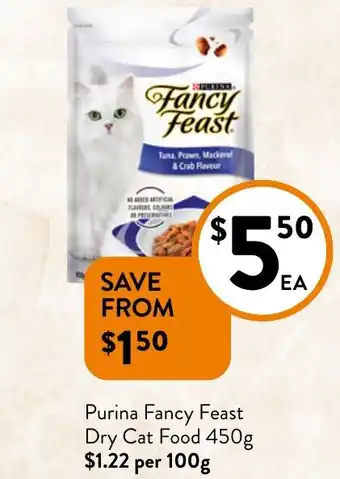 Foodworks Purina fancy feast dry cat food offer