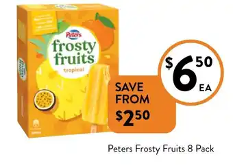 Foodworks Peters Frosty Fruits offer