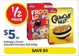 Ritchies Kellogg's cereal offer