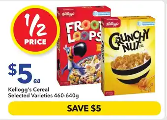 Ritchies Kellogg's cereal offer