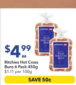 Ritchies Ritchies hot cross buns offer