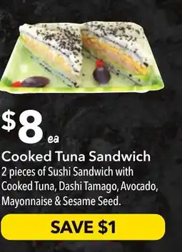 Ritchies Sushi & Co Cooked Tuna Sandwich offer