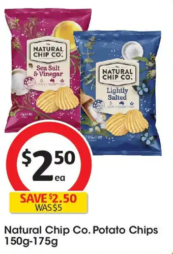 Coles Natural Chip Co. Potato Chips offer