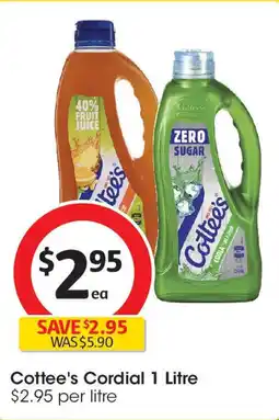 Coles Cottee's cordial offer