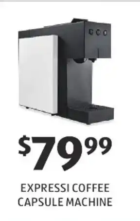 ALDI Expressi Coffee Casules Machine offer