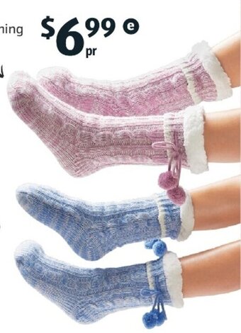 ALDI Women's Bootie Socks offer