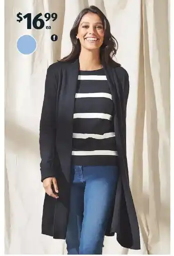ALDI Women's Longline Cardigan offer