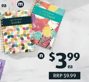 ALDI Mother's Day Luxe Puzzle Book offer