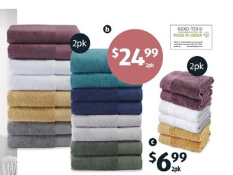 ALDI Bath Sheet 2 Pack offer