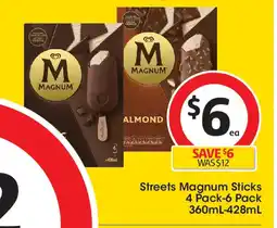 Coles Streets Magnum Sticks offer