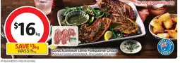 Coles Coles Australian Lamb Forequarter Chops offer