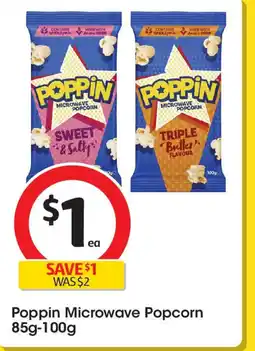 Coles Poppin microwave popcorn offer