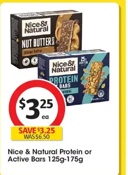 Coles Nice & Natural Protein or Active Bars offer