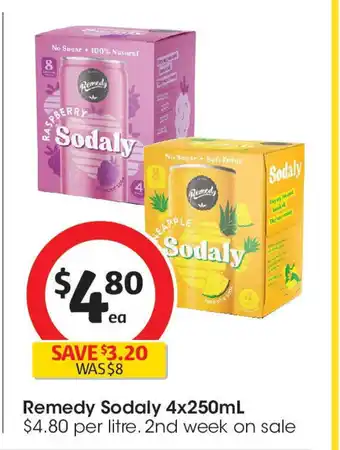 Coles Remedy sodaly offer