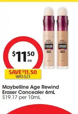 Coles Maybelline age rewind eraser concealer offer