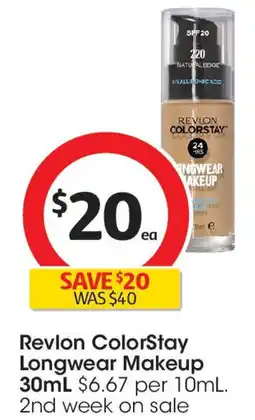 Coles Revlon colorstay longwear makeup offer