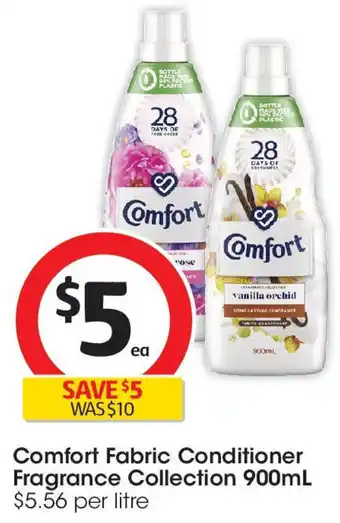 Coles Comfort fabric conditioner fragrance collection offer