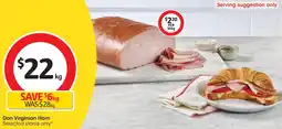 Coles Don virginian ham offer