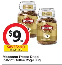 Coles Moccona freeze dried instant coffee offer