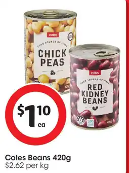 Coles Coles beans offer