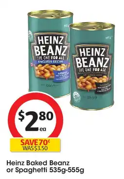 Coles Heinz Baked Beanz or Spaghetti offer