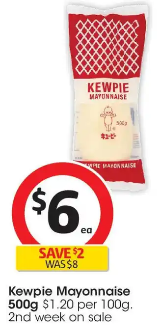 Coles Kewpie mayonnaise offer