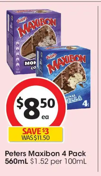 Coles Peters maxibon offer