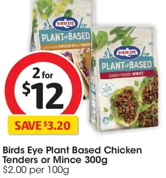 Coles Birds eye plant based chicken tenders or mince offer