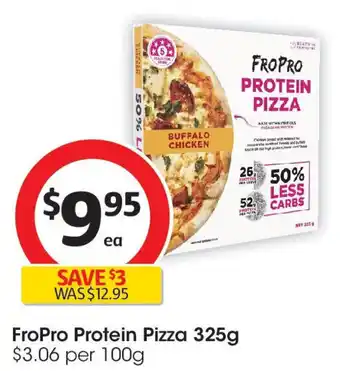 Coles Fropro protein pizza offer