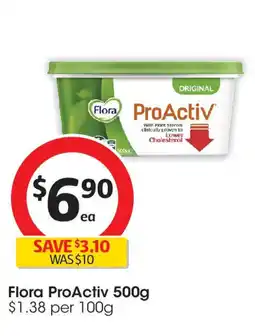 Coles Flora proactiv offer