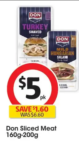 Coles Don Sliced Meat offer