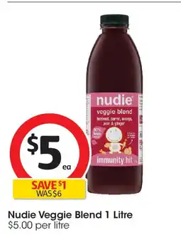 Coles Nudie veggie blend offer