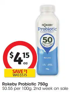 Coles Rokeby Probiotic offer