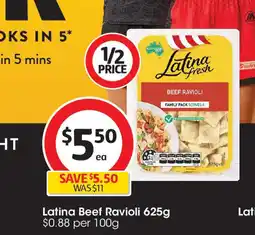 Coles Latina pasta sauce offer