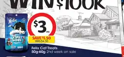 Coles Felix Cat Treats offer