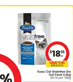 Coles Fussy Cat Grainfree Dry Cat Food offer