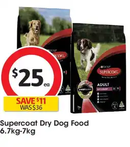 Coles Supercoat Dry Dog Food offer