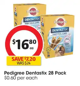 Coles Pedigree Dentastix offer