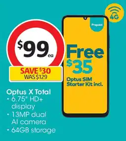 Coles Optus x total offer