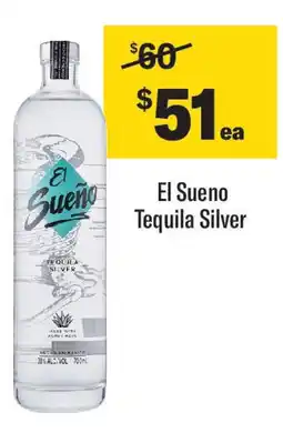 Coles El sueno tequila silver offer