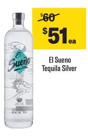 Coles El sueno tequila silver offer