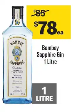 Coles Bombay sapphire gin offer