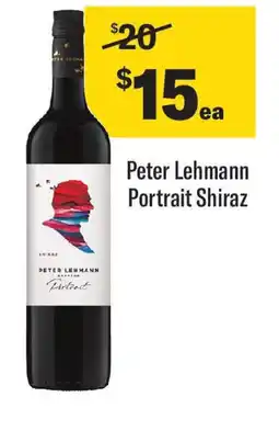 Coles Peter lehmann portrait shiraz offer